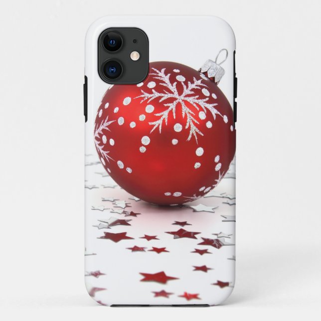 Weihnachtsfeiertags-Sterne Case-Mate iPhone Hülle (Rückseite)