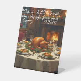 Weihnachtsfeiertagsgebet Sockelschild