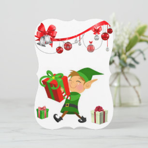 Weihnachtsfeiertagskarte, Elf Karte