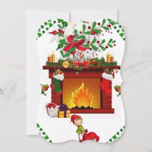 Weihnachtsfeiertagskarte, Elf Karte