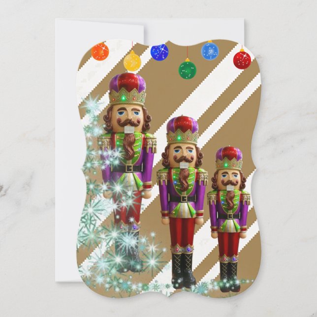 Weihnachtsfeiertagskarte, Soldat Karte (Vorderseite)
