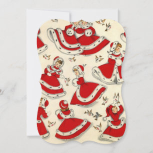 Weihnachtsfeiertagskarte, Vintag Karte