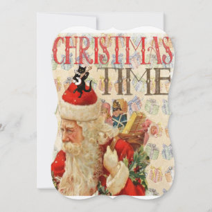 Weihnachtsfeiertagskarte, Vintag Karte