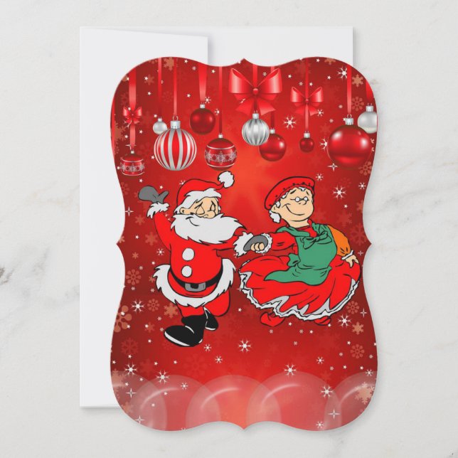 Weihnachtsfeiertagskarte, Weihnachtsfeiertag Karte (Vorderseite)