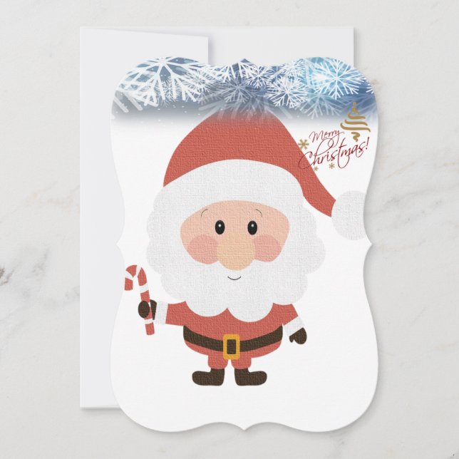 Weihnachtsfeiertagskarte, Weihnachtsfeiertag Karte (Vorderseite)