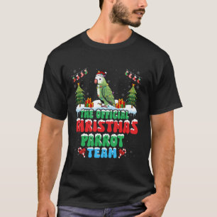 Weihnachtsfeierteam Parrot Weihnachtsmannmütze Xma T-Shirt
