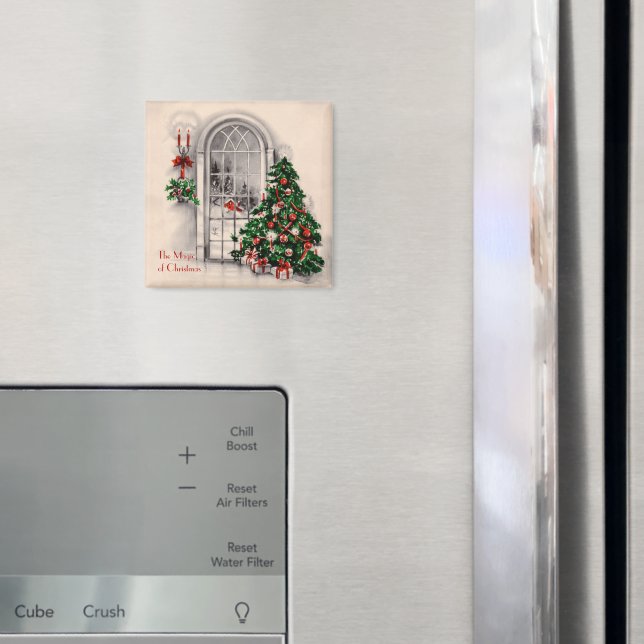 Weihnachtsfenster Magnet (In Situ (Kühlschrank))
