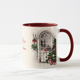 Weihnachtsfenster Tasse