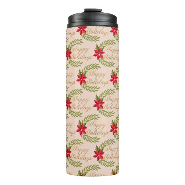 Weihnachtsfenster Thermosbecher (Vorderseite)