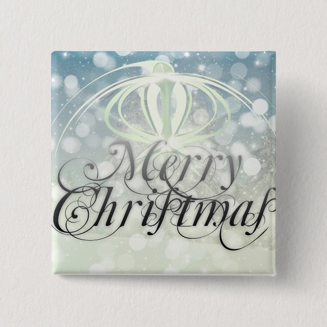 Weihnachtsferien Button (Vorderseite)