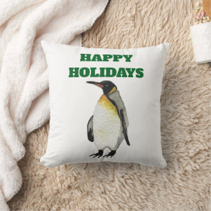 Weihnachtsferien-Christmas-Pinguin Kissen