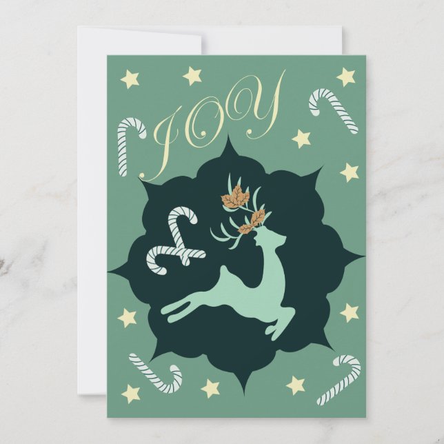 Weihnachtsferien Feiertagskarte (Vorderseite)