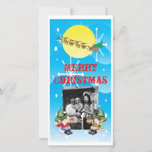 Weihnachtsferien Feiertagskarte