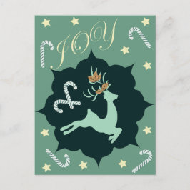 Weihnachtsferien Feiertagspostkarte