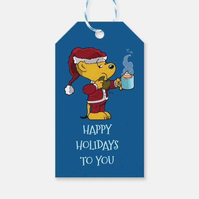 Weihnachtsferien Geschenkanhänger (Vorderseite)