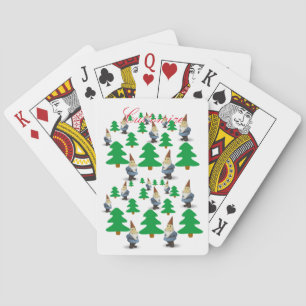 Weihnachtsferien-Gnome-Christbäume-Thunder_Cove Spielkarten