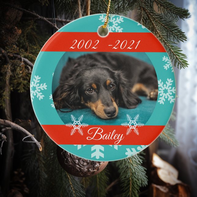 Weihnachtsferien Haustier Katze Memorial Keepake Keramik Ornament (Von Creator hochgeladen)