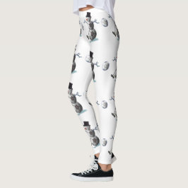 Weihnachtsferien-Leggings Leggings