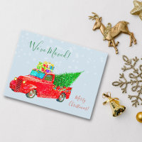 Weihnachtsferien-Umzugsankündigung Wir sind umgezo