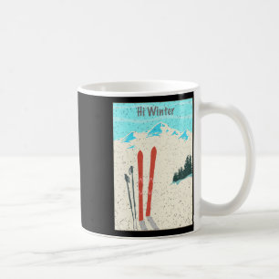 Weihnachtsferien Weihnachten Ski X-mas Skifahren S Kaffeetasse