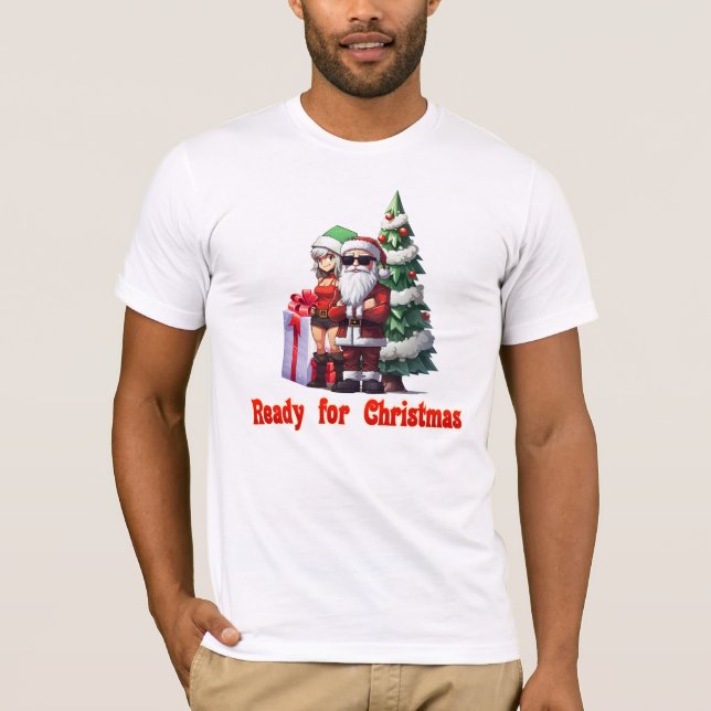 Weihnachtsfertig T-Shirt (Vorderseite)