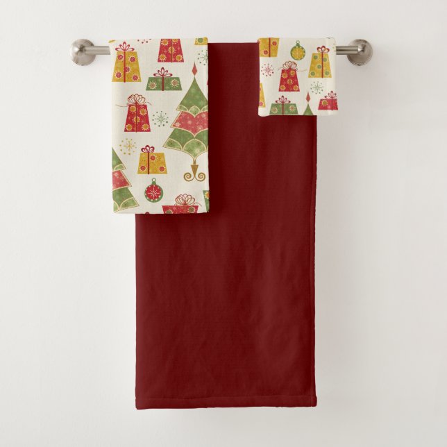Weihnachtsfest Badhandtuch Set (Insitu)