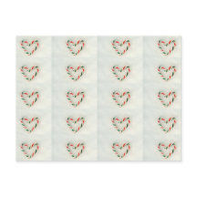 Weihnachtsfest Candy Cane Herz auf dem wirklichen 