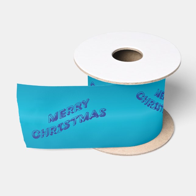 Weihnachtsfest Custom Satin Ribbon Satinband (Spule)