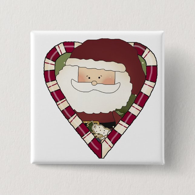 Weihnachtsfest - Geschenke und Tshirts Button (Vorderseite)