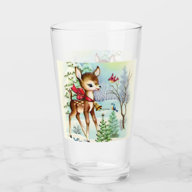 Weihnachtsfest Glas (Vorderseite)
