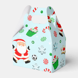Weihnachtsfest im Fußball Geschenkschachtel
