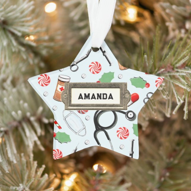 Weihnachtsfest im Krankenwagen Keepake Ornament (Baum)
