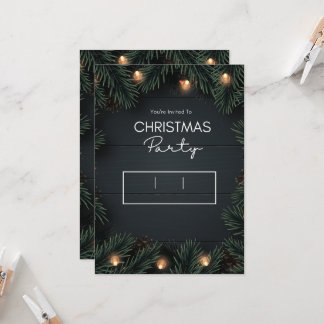 Weihnachtsfest im Party einladen Einladung