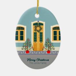 Weihnachtsfest Keramik Ornament