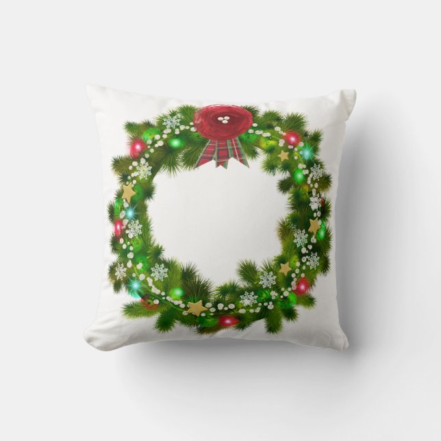 Weihnachtsfest Kissen (Vorderseite)
