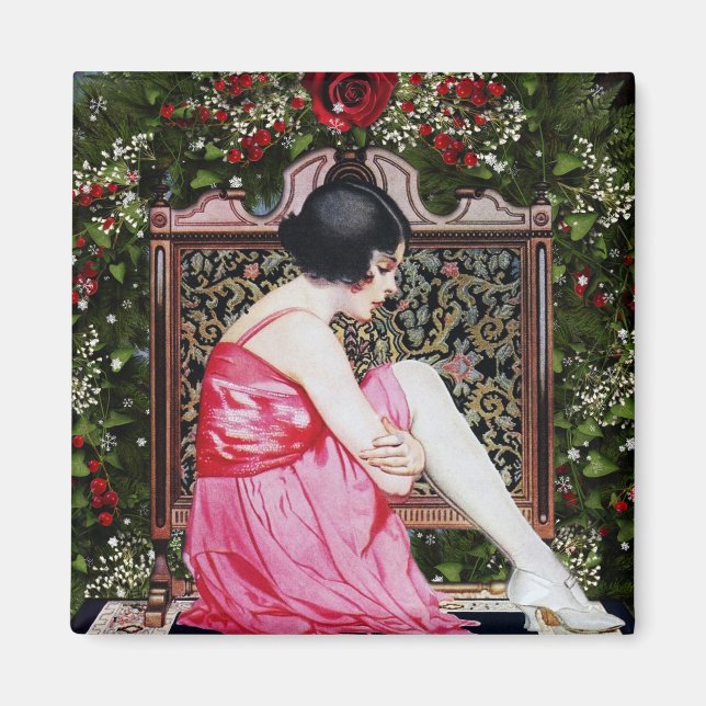 Weihnachtsfest Kühlschrankmagnet (Vorne)