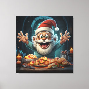 Weihnachtsfest Leinwanddruck