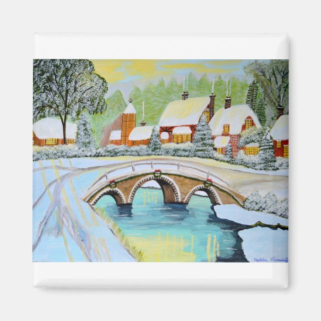 Weihnachtsfest Magnet (Vorne)