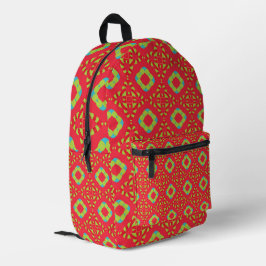 Weihnachtsfest Muster 01 - Bedruckter Rucksack