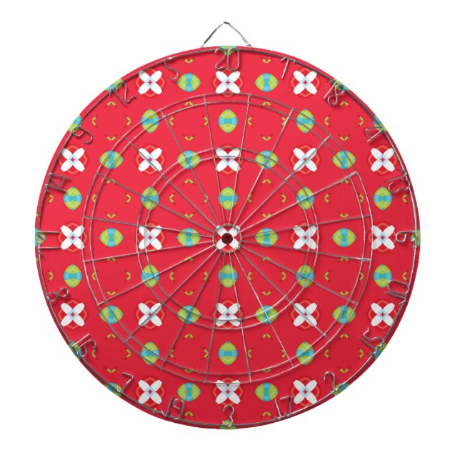 Weihnachtsfest Muster 02 - Dartscheibe (vorne)