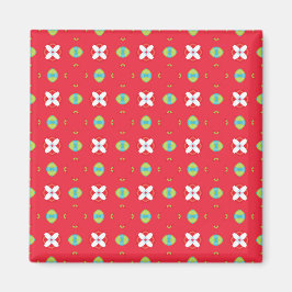 Weihnachtsfest Muster 02 - Magnet