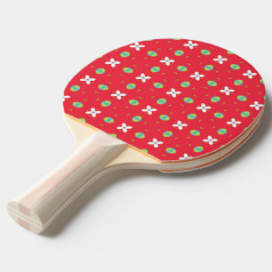 Weihnachtsfest Muster 02 - Tischtennis Schläger
