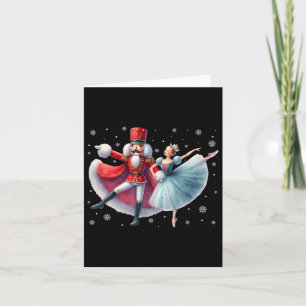Weihnachtsfest Nutcracker Ballett Tanz Frauen Ki Karte