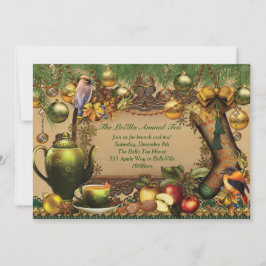 Weihnachtsfest Party Einladung