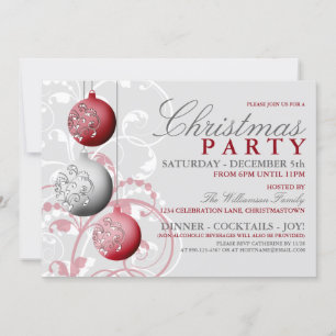 Weihnachtsfest-Party Einladung