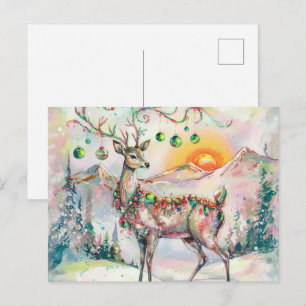 Weihnachtsfest Postkarte