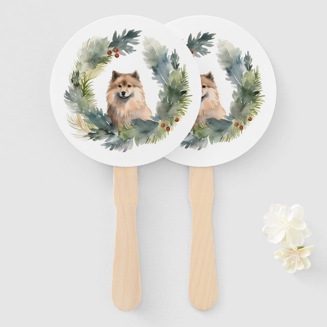Weihnachtsfest-Pup Fächer (Vorne und Hinten)