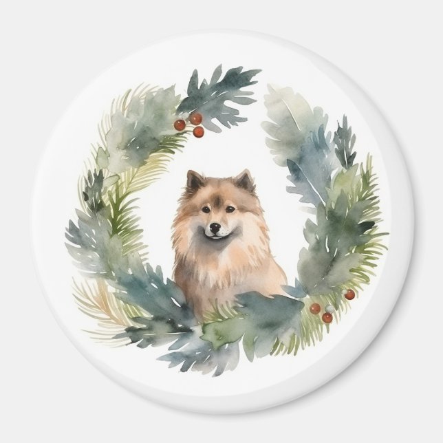 Weihnachtsfest-Pup Magnet (Vorne)
