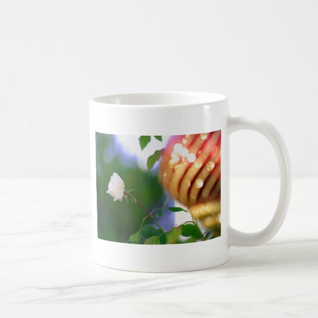 Weihnachtsfest-Rose Kaffeetasse (Rechts)