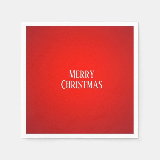 Weihnachtsfest Serviette (Vorderseite)